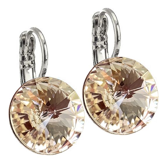 Elis 14 mm серьги с австрийскими кристаллами