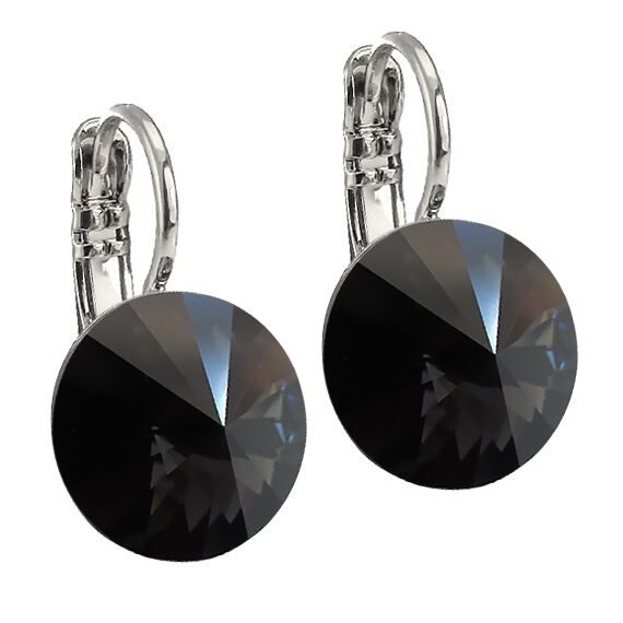 Elis 12 mm серьги с австрийскими кристаллами