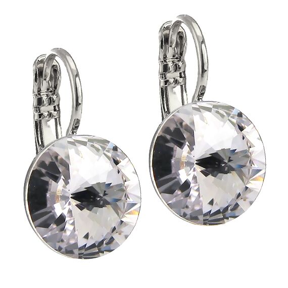 Elis 12 mm серьги с австрийскими кристаллами