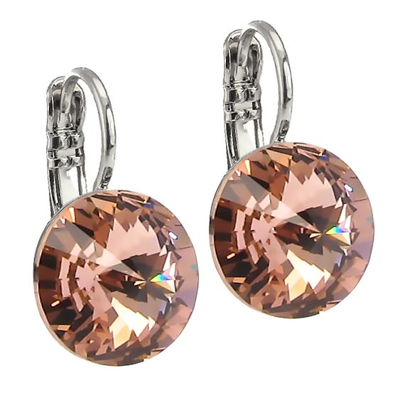 Elis 12 mm серьги с австрийскими кристаллами