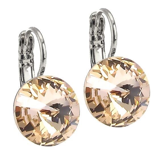 Elis 12 mm серьги с австрийскими кристаллами