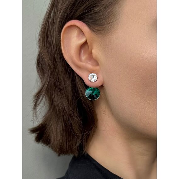 Laiza серьги 14mm с кристаллами Swarovski, изображение 2
