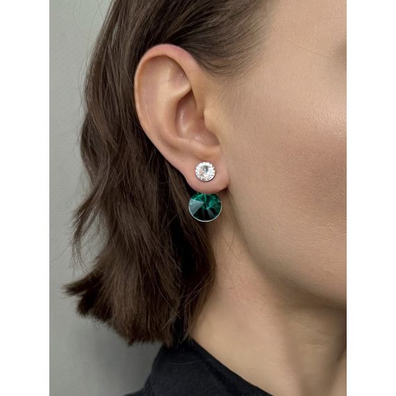 Laiza серьги 14mm с кристаллами Swarovski, изображение 2