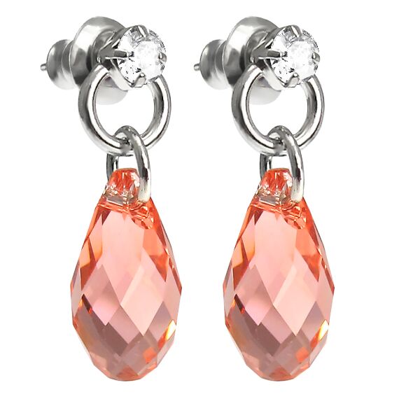 Rita 13 mm серьги с австрийскими кристаллами