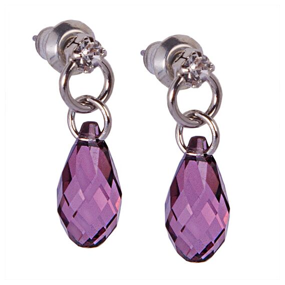 Rita 13 mm серьги с австрийскими кристаллами