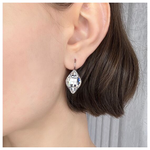 Citron 19mm серьги с австрийскими кристаллами, изображение 2