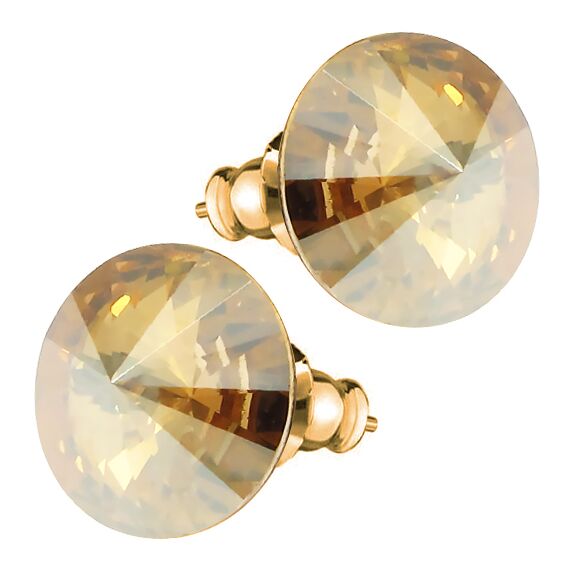 Пусеты Elis 10mm с кристаллами Swarovski