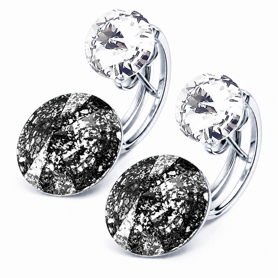 Laiza серьги 14mm с кристаллами Swarovski