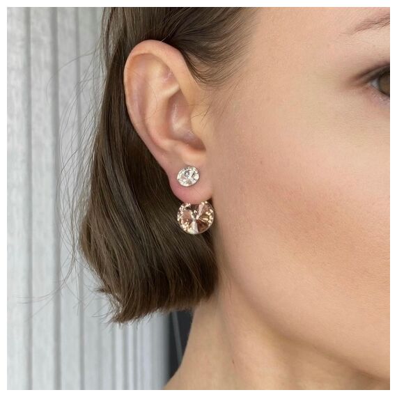 Laiza серьги 14mm с кристаллами Swarovski, изображение 2