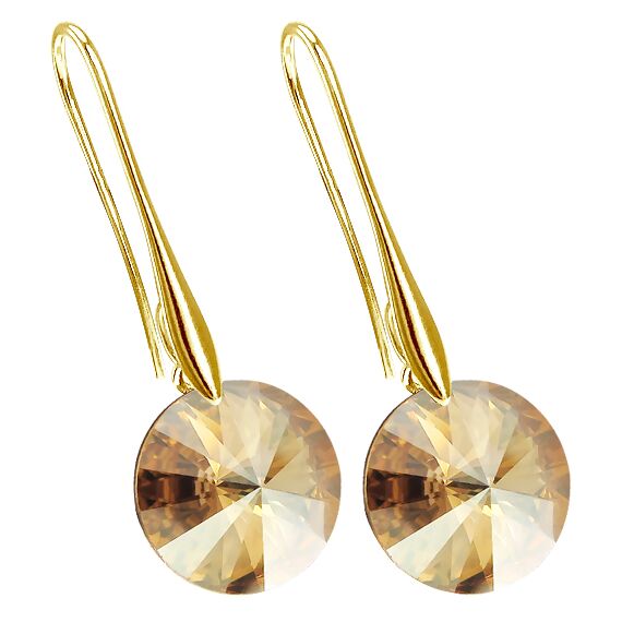 Elina 14 mm серьги с кристаллами Swarovski