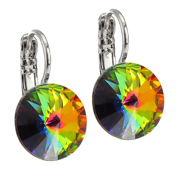 Elis 12 mm серьги с австрийскими кристаллами