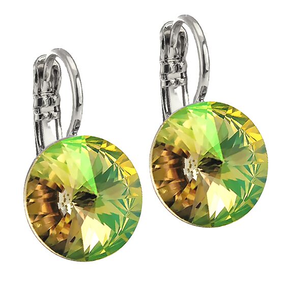 Elis 12 mm серьги с австрийскими кристаллами