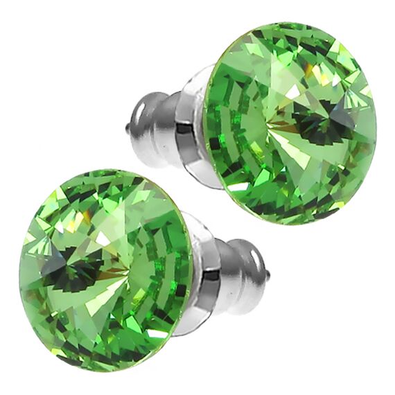 Пусеты Elis 8mm с кристаллами Swarovski