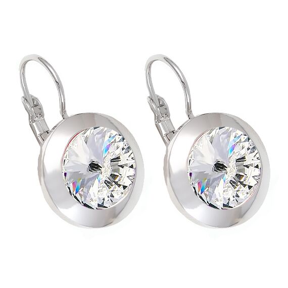 DANTE 10mm серьги с кристаллами Swarovski
