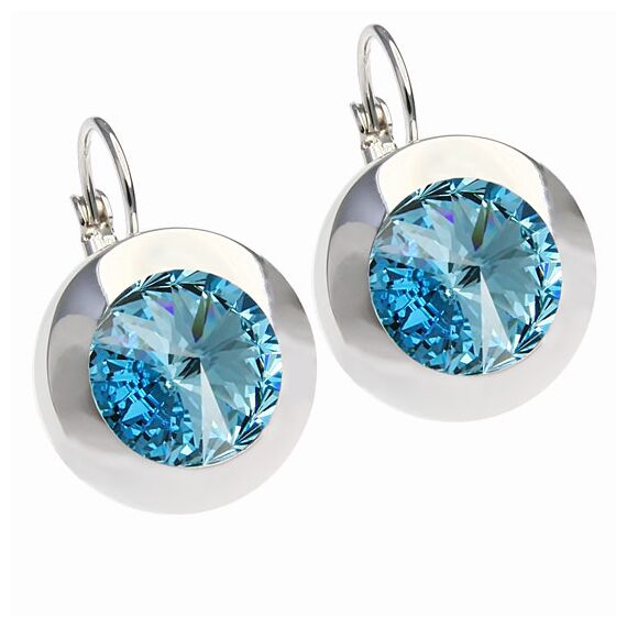 DANTE 10mm серьги с кристаллами Swarovski