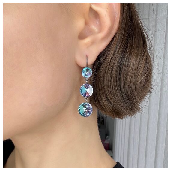 Teri серьги с кристаллами Swarovski, изображение 2