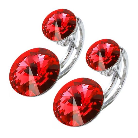 Laiza серьги 14mm с кристаллами Swarovski