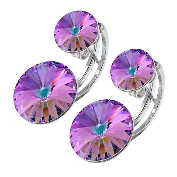 Laiza серьги 14mm с кристаллами Swarovski