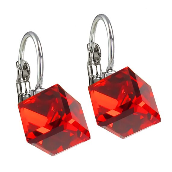 Kuba серьги 8 mm с австрийскими кристаллами