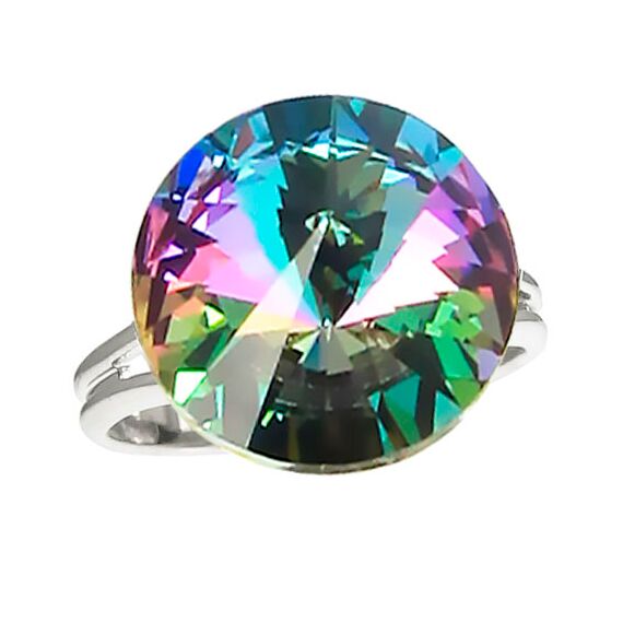 Elis 14mm кольцо с австрийскими кристаллами