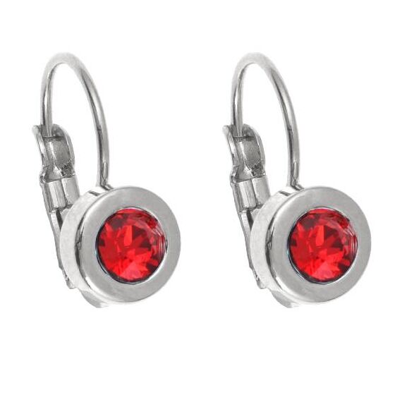 Alma 5,5mm серьги с австрийскими кристаллами