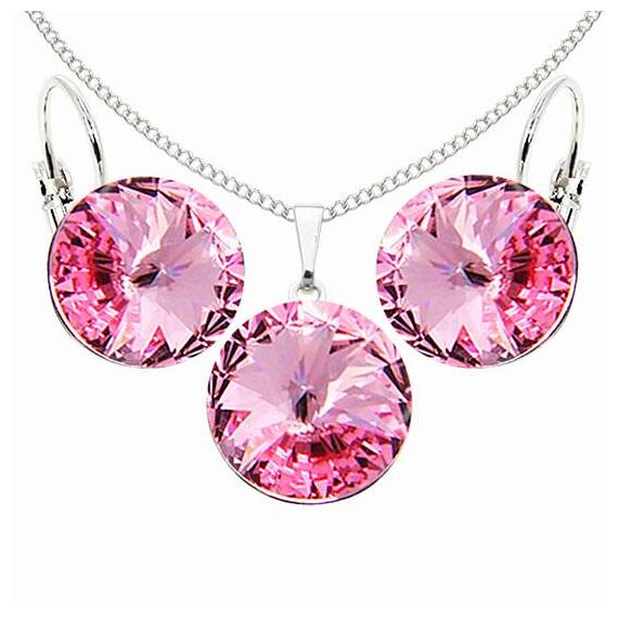 Elis 12 mm серьги с австрийскими кристаллами, изображение 3
