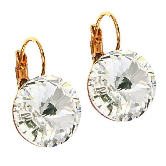 Elis 14 mm серьги с австрийскими кристаллами