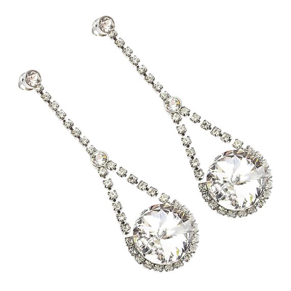 Lafi 16mm серьги с кристаллами Swarovski