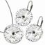 Elis 18 mm серьги с австрийскими кристаллами, изображение 2