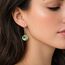 Elina 14 mm серьги с кристаллами Swarovski, изображение 2