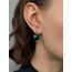 Elis 12 mm серьги с австрийскими кристаллами, изображение 2