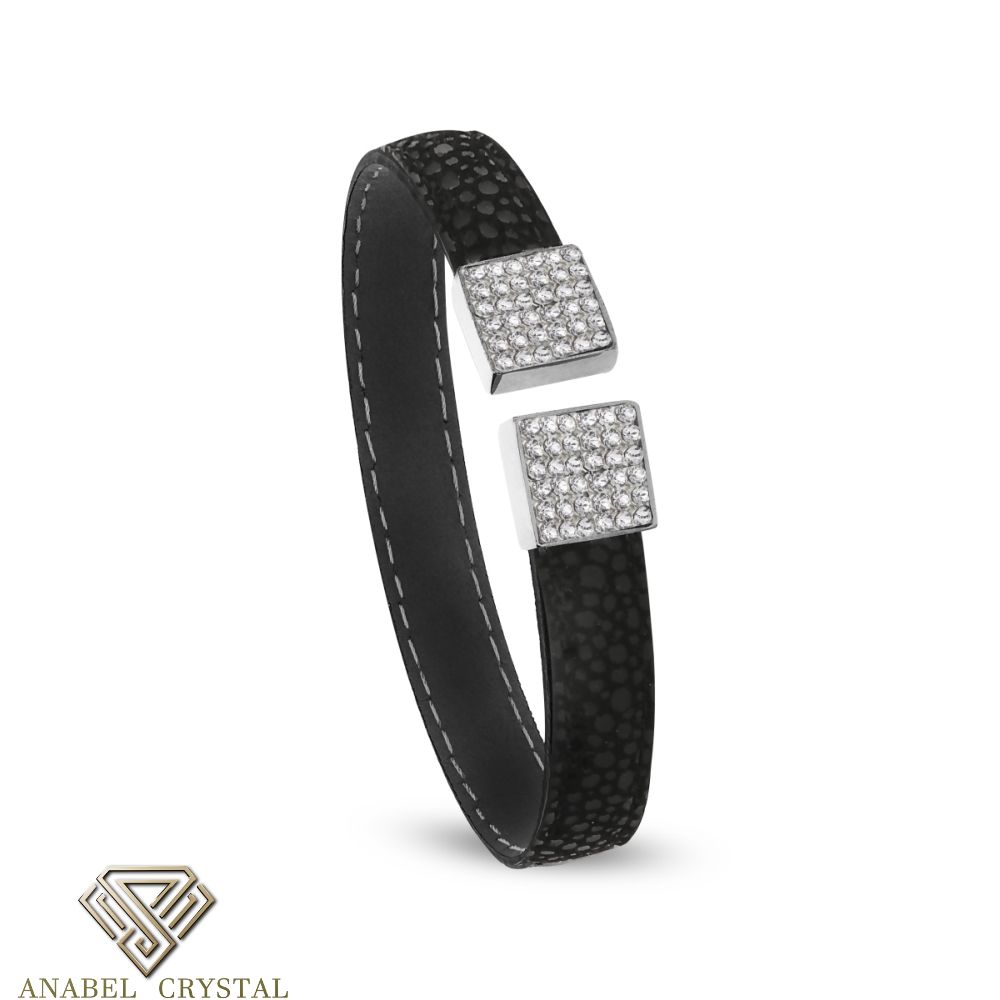 Bangle браслет с кристаллами Swarovski, купить в Москве оптом